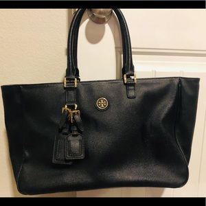 Tory Burch Black Tote Bag / Purse